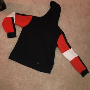 Ninth Hall XL Red white and black sweatshirt Men